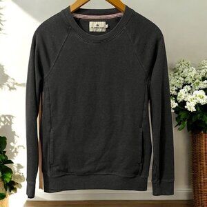 The Normal Brand Charcoal Gray Crewneck Sweatshirt Kangaroo Pocket Size S